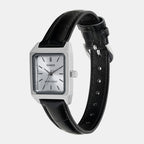 Enticer Women Quartz Silver Dial Analog Leather Watch A2289