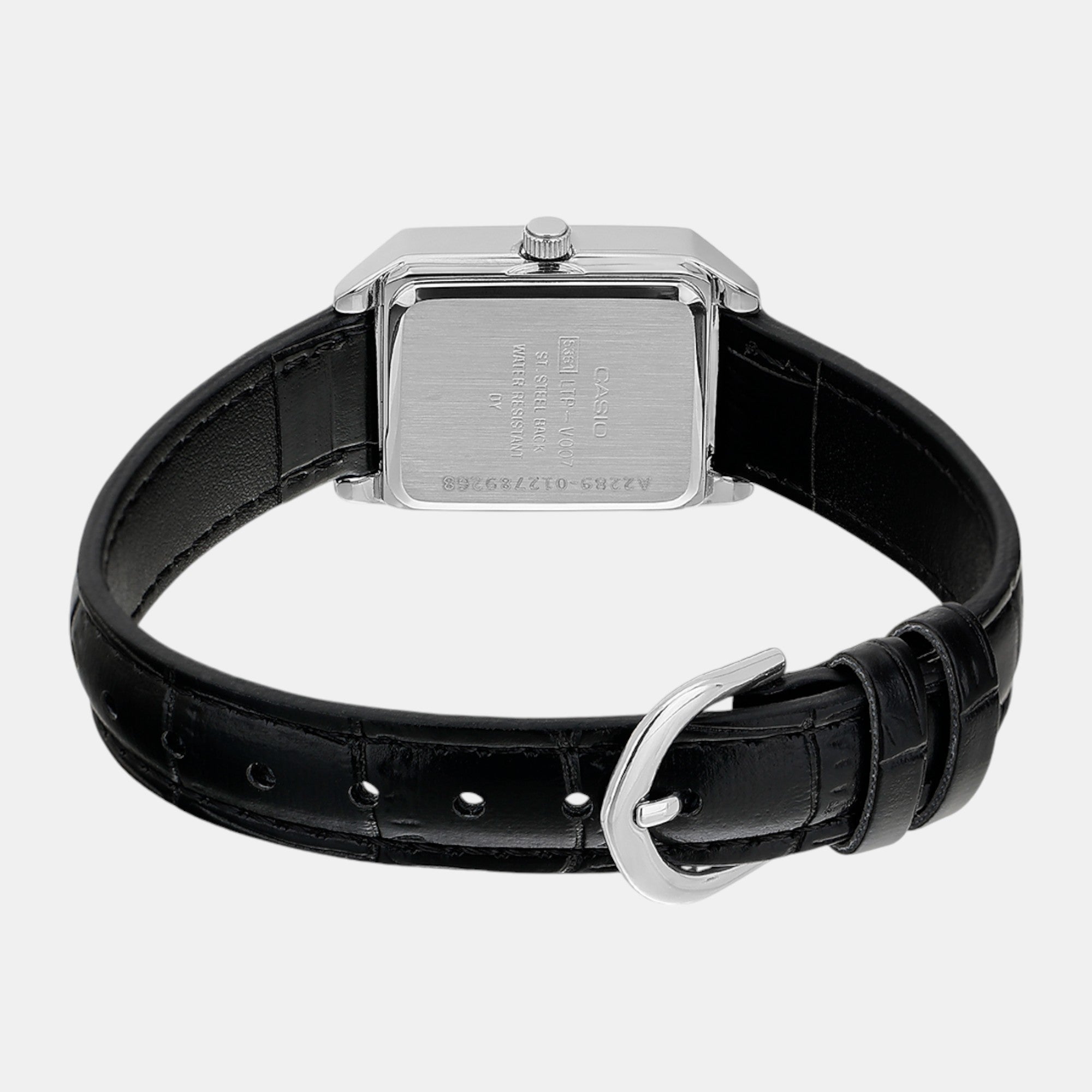 Enticer Women Quartz Silver Dial Analog Leather Watch A2289