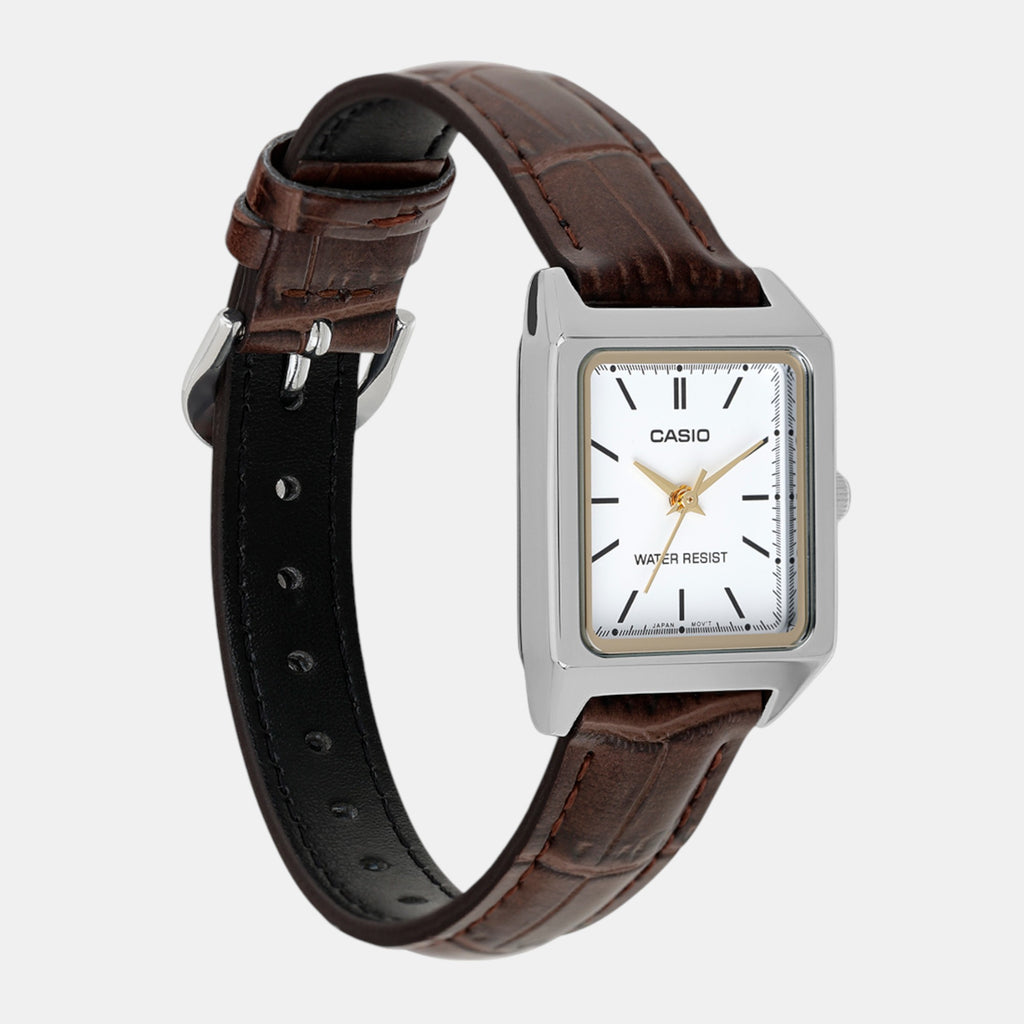 Enticer Women Quartz White Dial Analog Leather Watch A2290