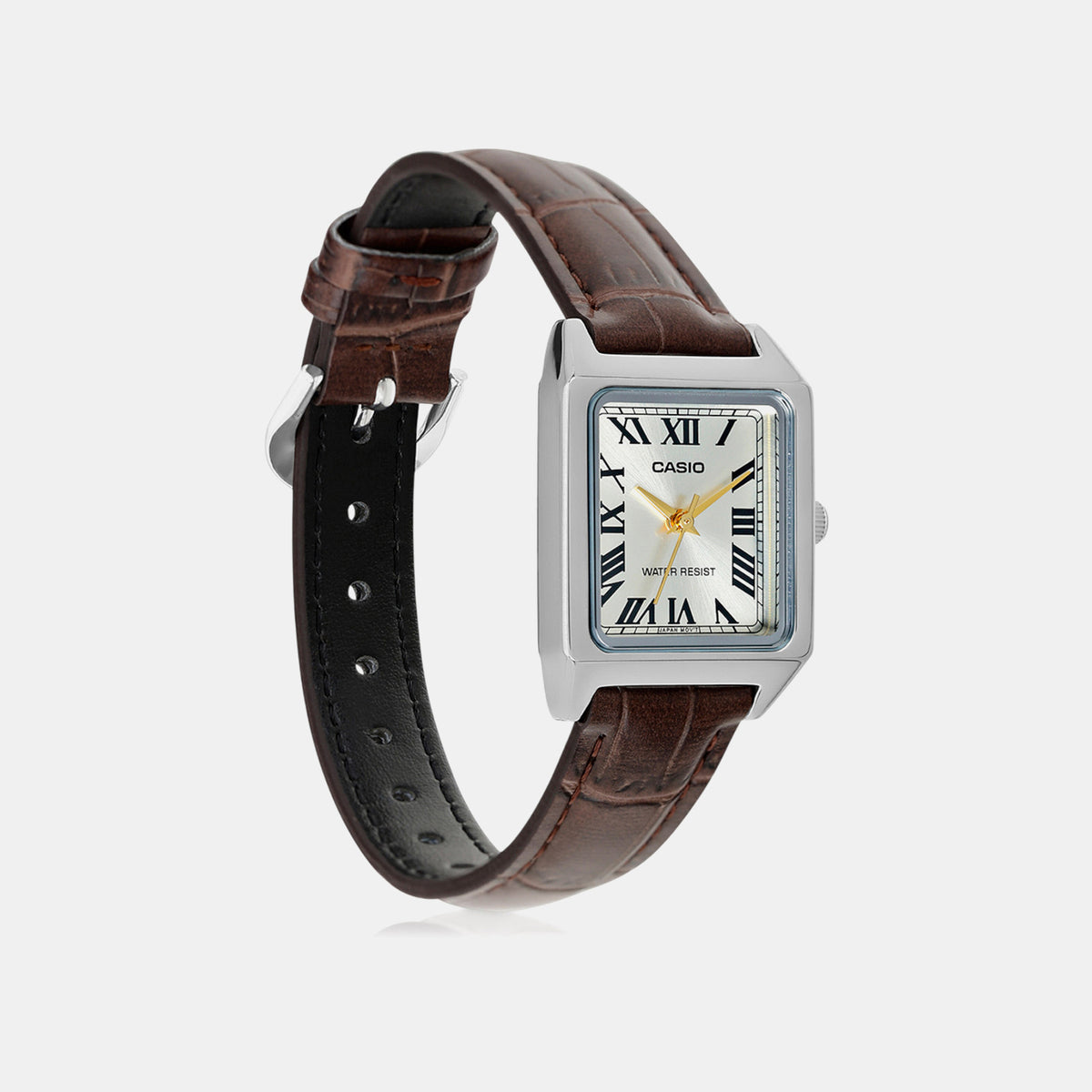 Enticer Women Quartz Gold Dial Analog Leather Watch A2291