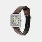 Enticer Women Quartz Gold Dial Analog Leather Watch A2291