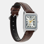 Enticer Women Quartz Gold Dial Analog Leather Watch A2291