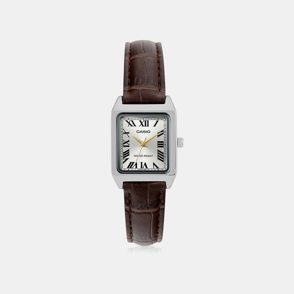 Enticer Women Quartz Gold Dial Analog Leather Watch A2291