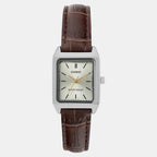 Enticer Women Quartz Gold Dial Analog Leather Watch A2292