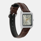 Enticer Women Quartz Gold Dial Analog Leather Watch A2292