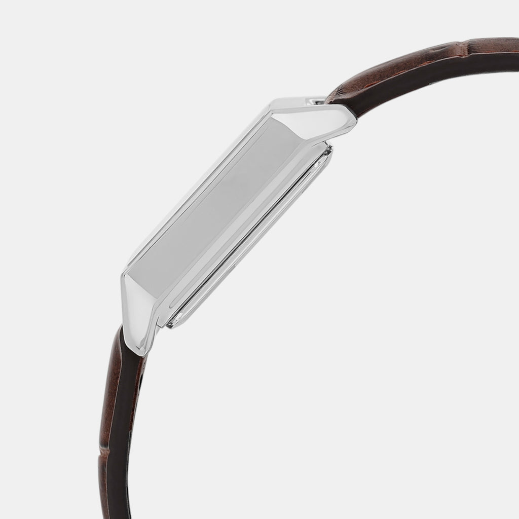 Enticer Women Quartz Gold Dial Analog Leather Watch A2292