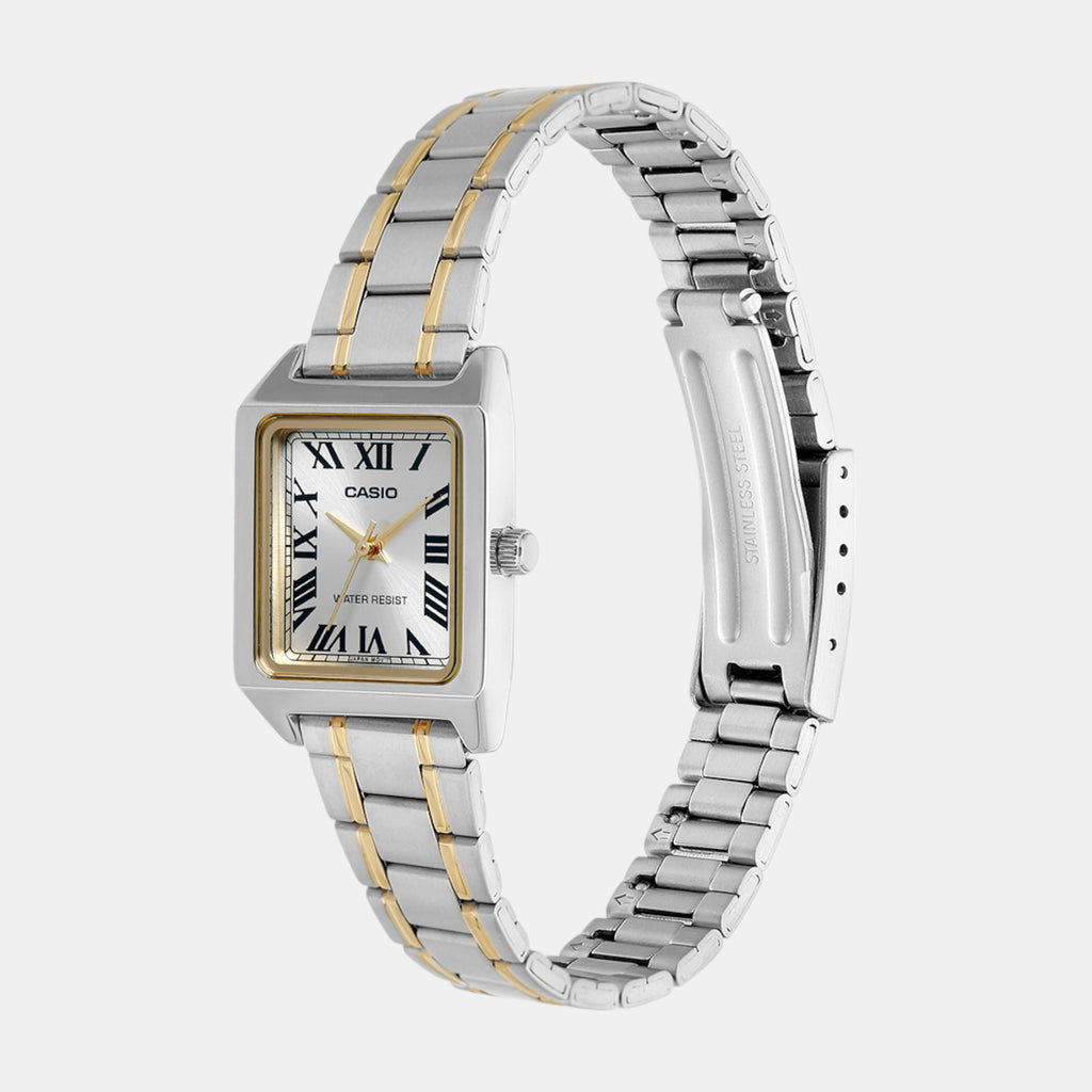 Enticer Women Quartz Gold Dial Analog Stainless Steel Watch A2293
