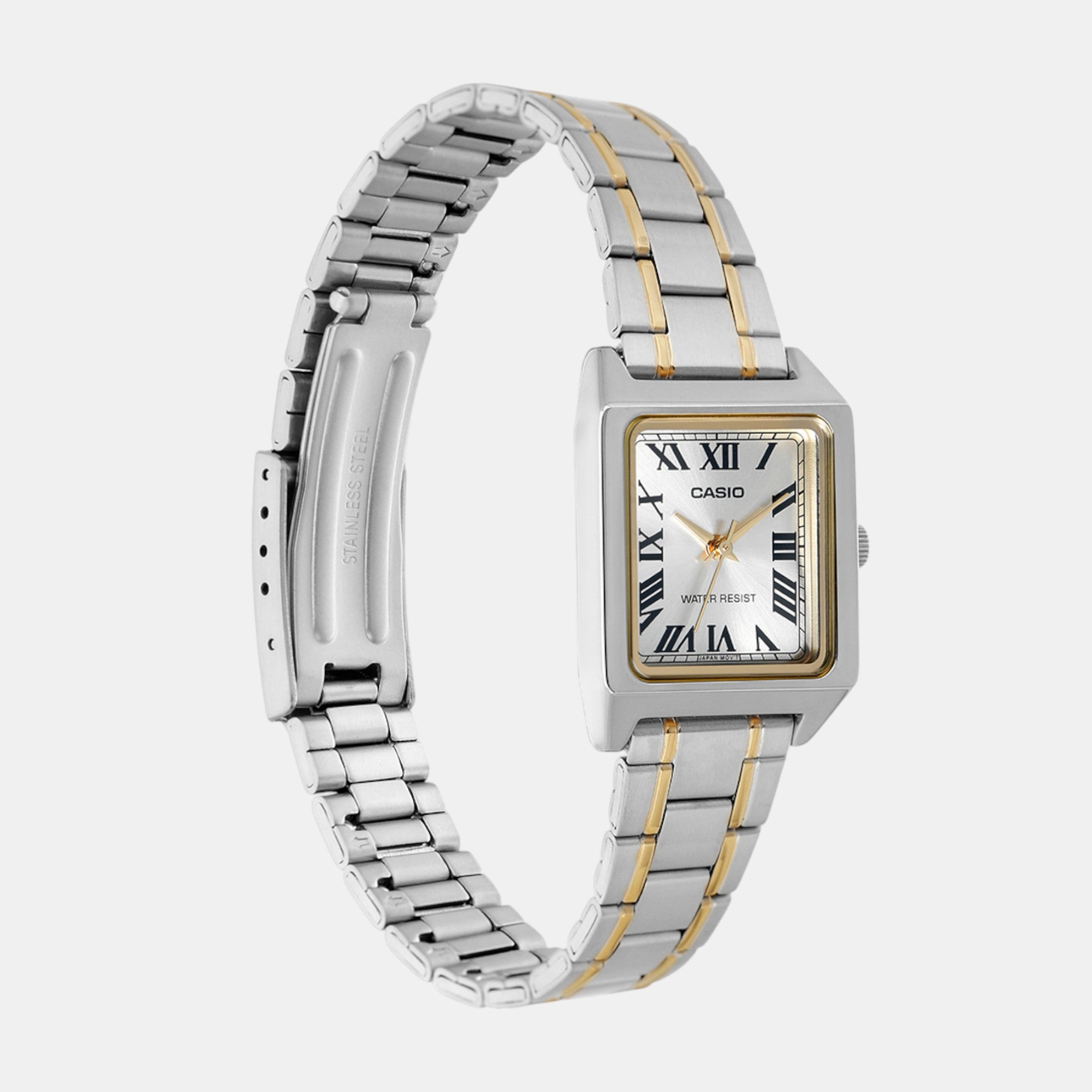 Enticer Women Quartz Gold Dial Analog Stainless Steel Watch A2293