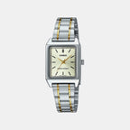 Enticer Women Quartz Gold Dial Analog Stainless Steel Watch A2294