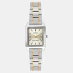 Enticer Women Quartz Gold Dial Analog Stainless Steel Watch A2294