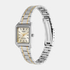 Enticer Women Quartz Gold Dial Analog Stainless Steel Watch A2294