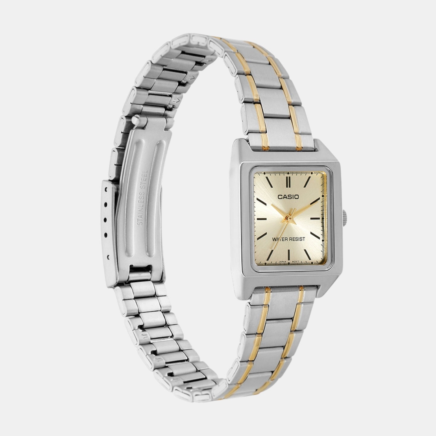 Enticer Women Quartz Gold Dial Analog Stainless Steel Watch A2294