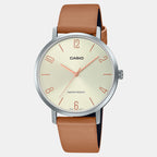 Enticer Women Quartz Silver Dial Analog Leather Watch A2295