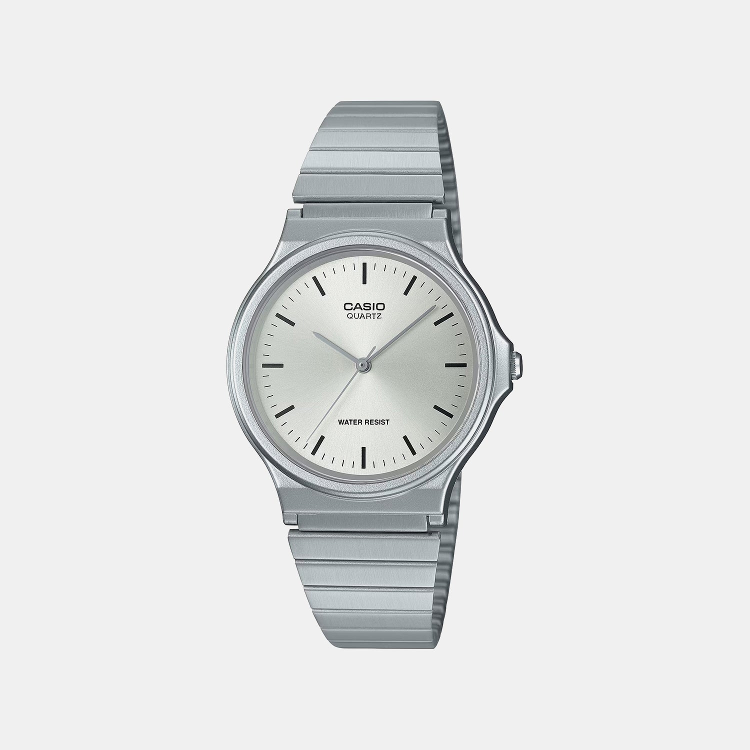 Youth Women Quartz Silver Dial Analog Stainless Steel Watch A2296