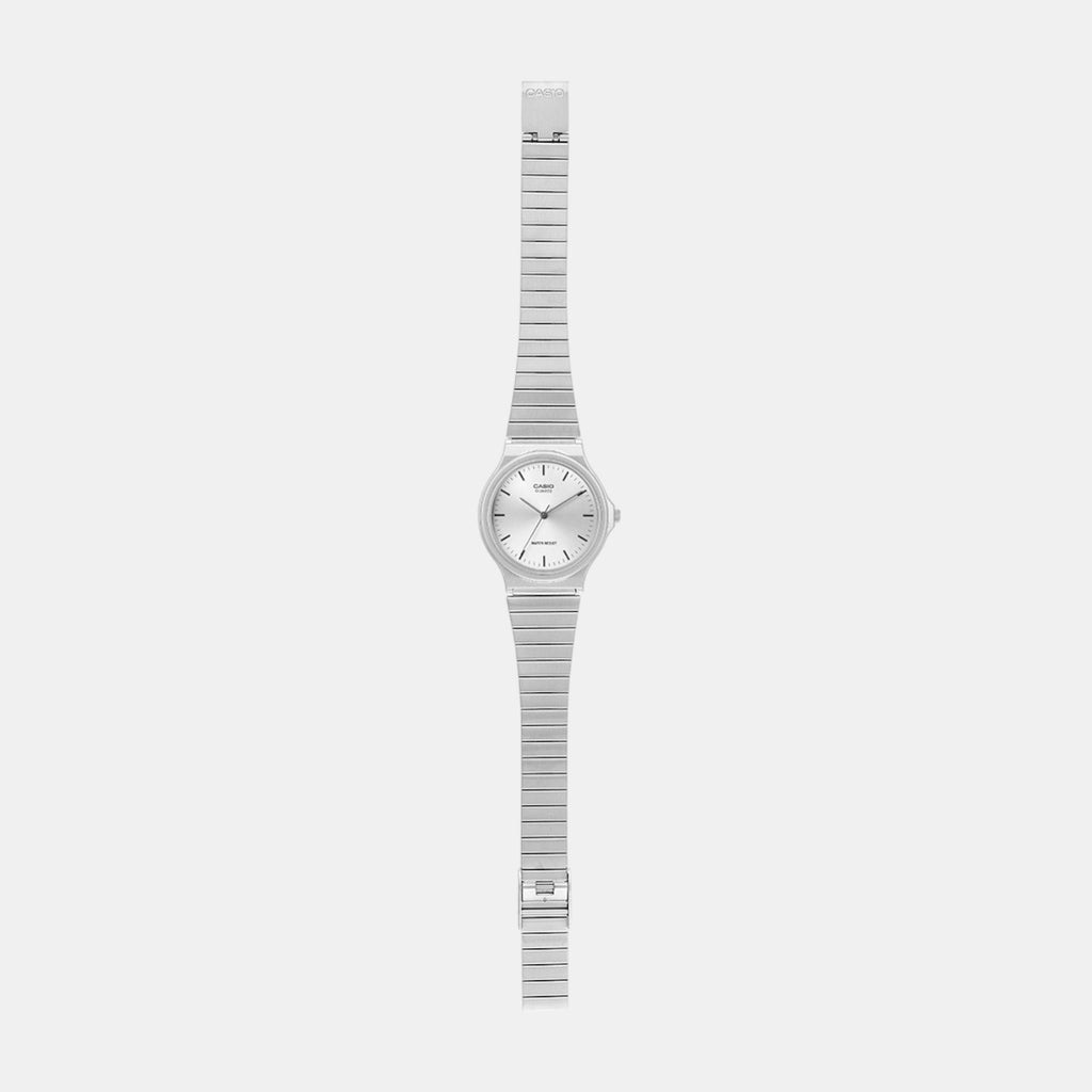 Youth Women Quartz Silver Dial Analog Stainless Steel Watch A2296