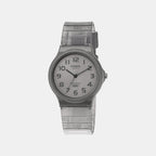 Enticer Unisex Quartz Grey Dial Analog Resin Watch A2298
