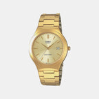 Enticer Men Quartz Gold Dial Analog Stainless Steel Watch A2299