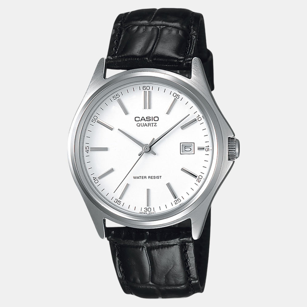 Enticer Men Quartz White Dial Analog Leather Watch A2300
