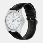 Enticer Men Quartz White Dial Analog Leather Watch A2300