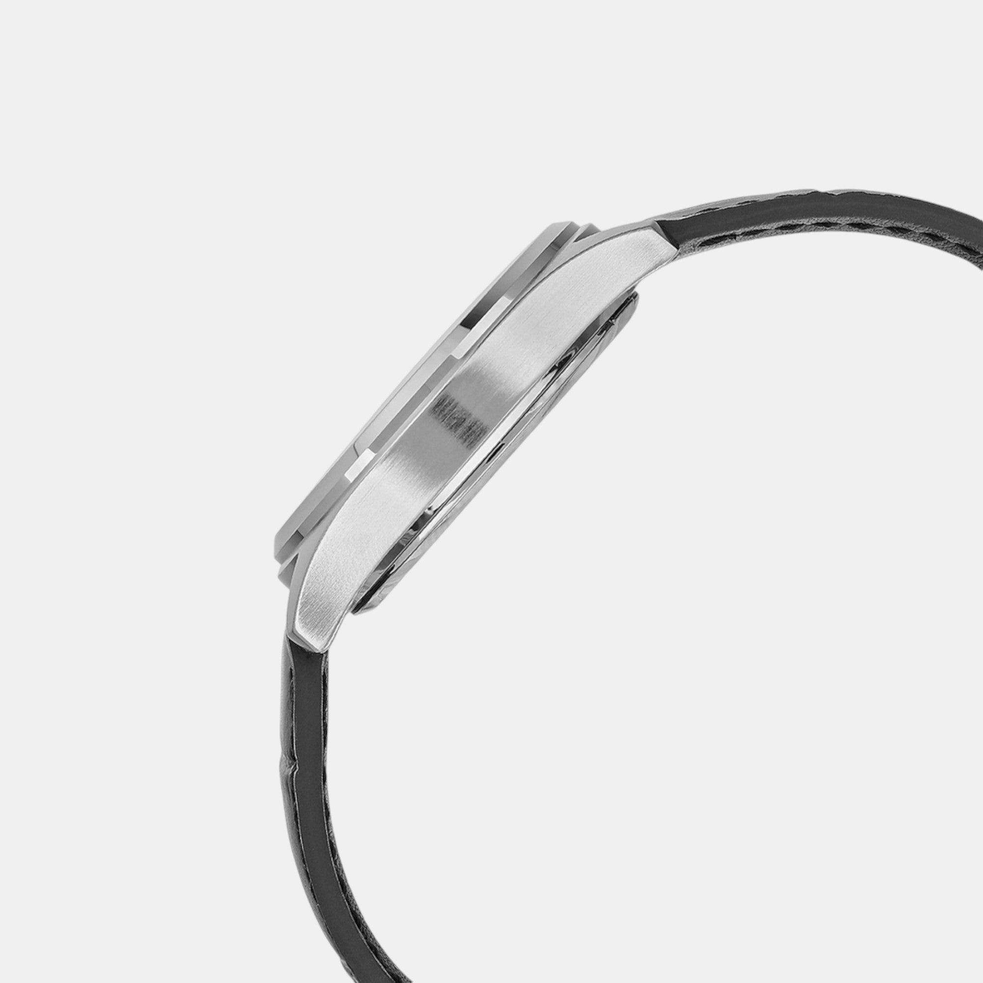 Enticer Men Quartz White Dial Analog Leather Watch A2300