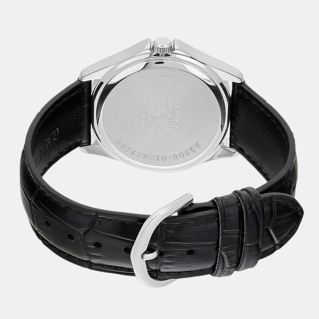 Enticer Men Quartz White Dial Analog Leather Watch A2300