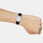 Enticer Men Quartz White Dial Analog Leather Watch A2300