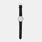 Enticer Men Quartz White Dial Analog Leather Watch A2300