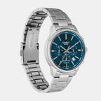 Enticer Men Quartz Blue Dial Chronograph Stainless Steel Watch A2308