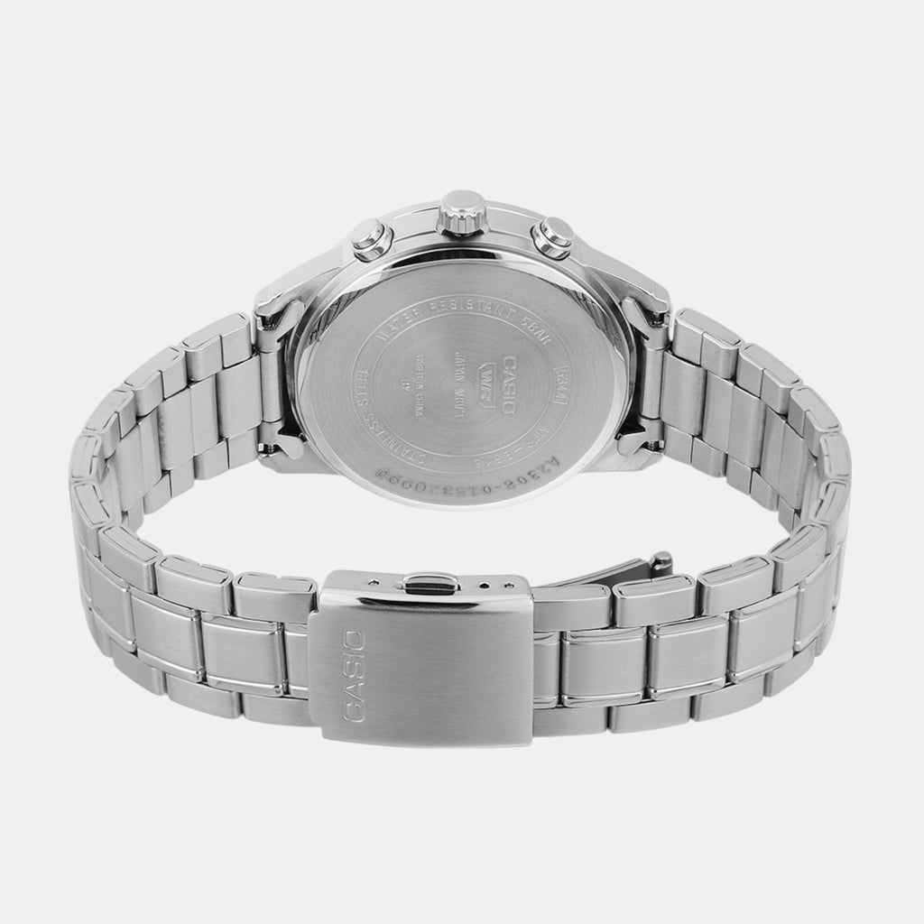 Enticer Men Quartz Blue Dial Chronograph Stainless Steel Watch A2308