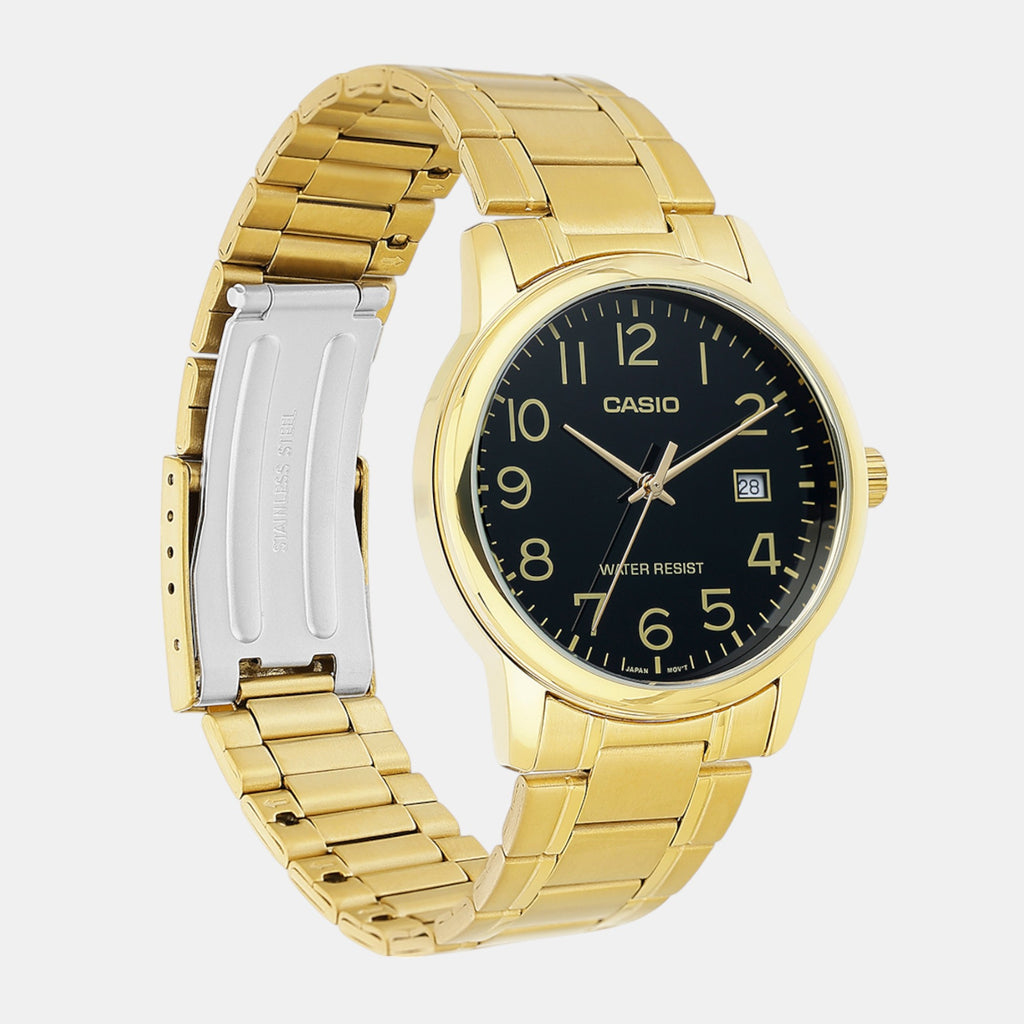 Enticer Men Quartz Black Dial Analog Stainless Steel Watch A2311