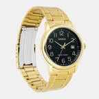 Enticer Men Quartz Black Dial Analog Stainless Steel Watch A2311