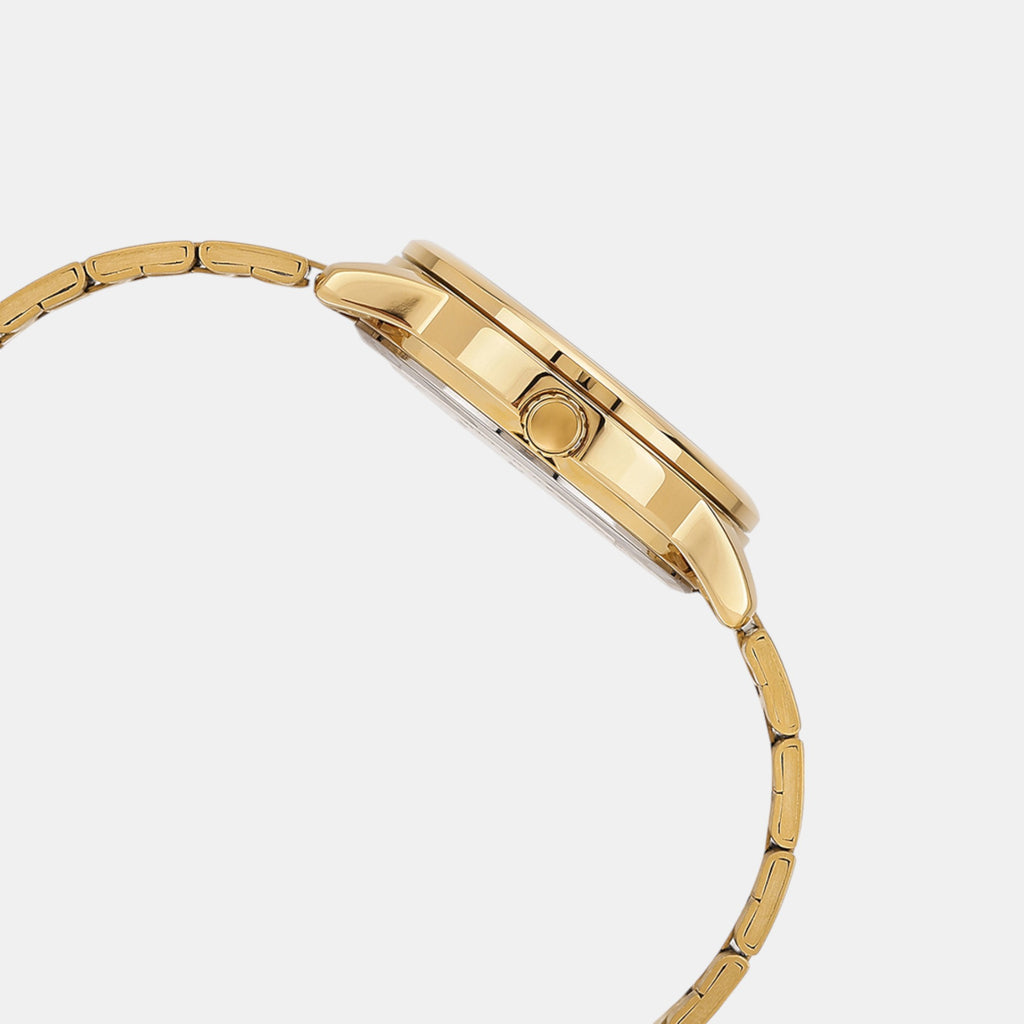 Enticer Men Quartz White Dial Analog Stainless Steel Watch A2312