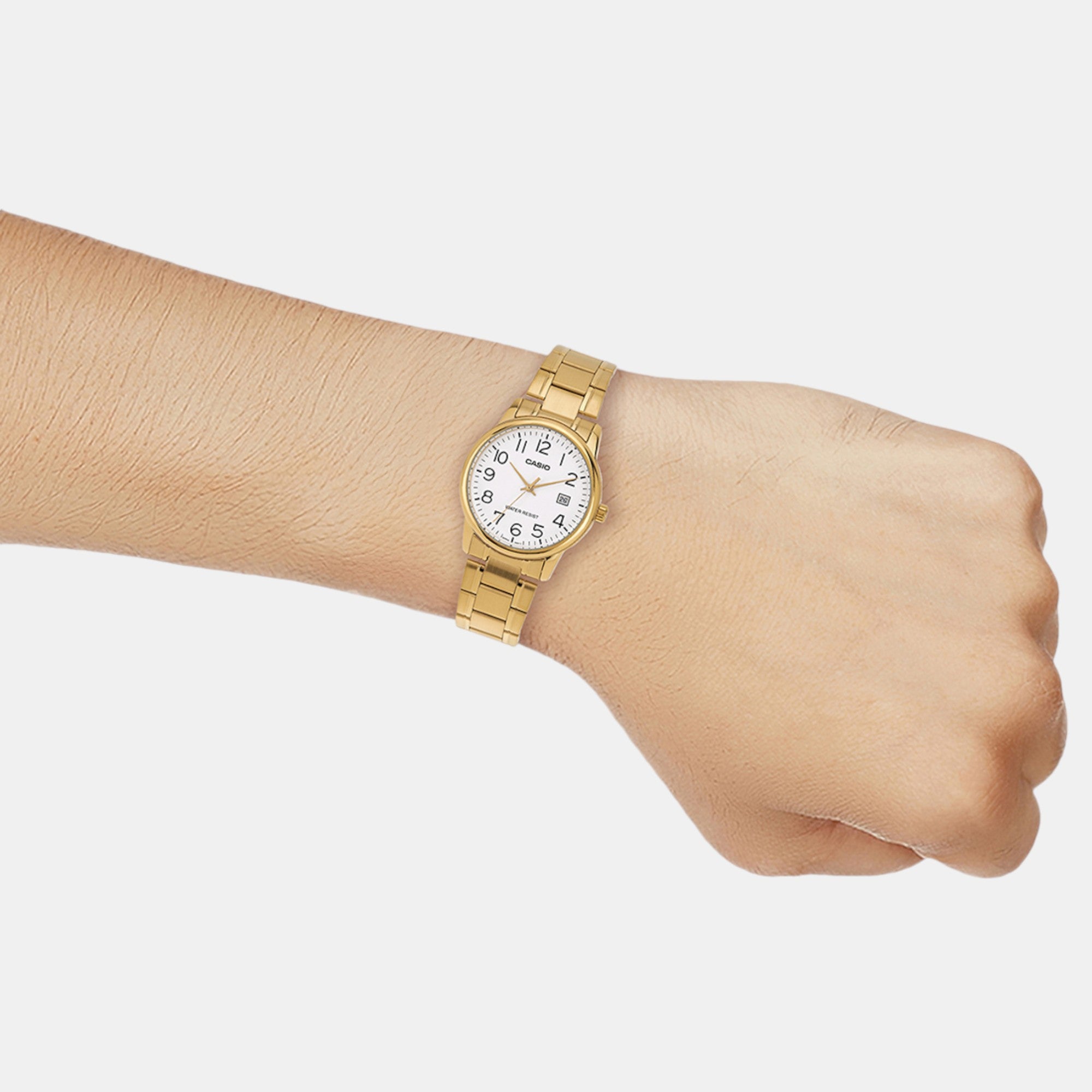 Enticer Men Quartz White Dial Analog Stainless Steel Watch A2312