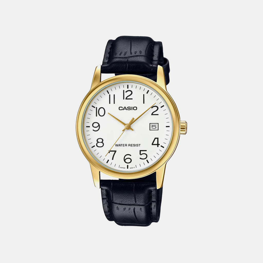 Enticer Men Quartz White Dial Analog Leather Watch A2314