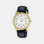 Enticer Men Quartz White Dial Analog Leather Watch A2314