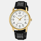 Enticer Men Quartz White Dial Analog Leather Watch A2314