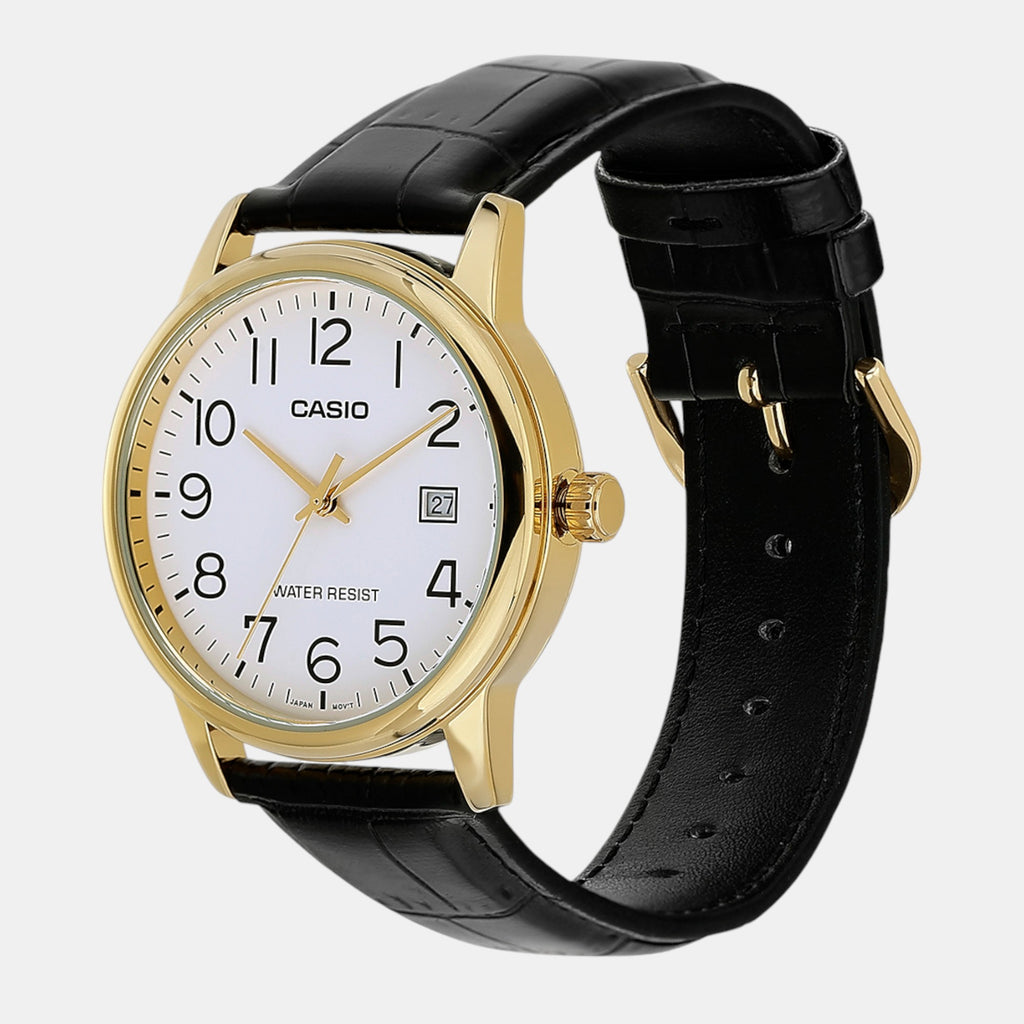 Enticer Men Quartz White Dial Analog Leather Watch A2314