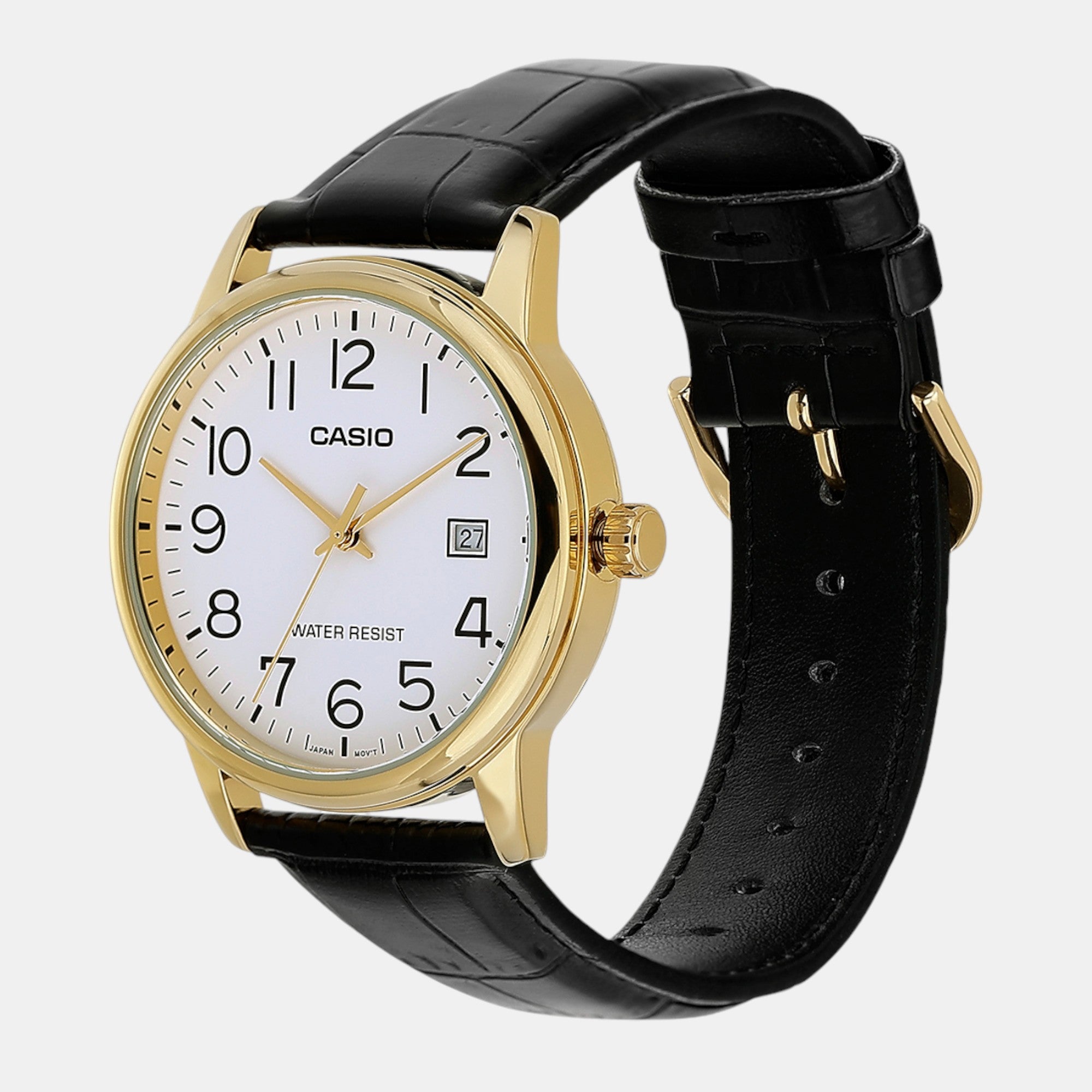 Enticer Men Quartz White Dial Analog Leather Watch A2314