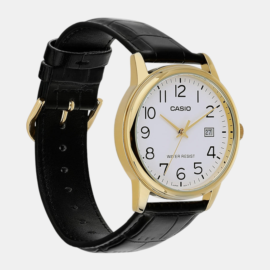 Enticer Men Quartz White Dial Analog Leather Watch A2314