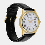 Enticer Men Quartz White Dial Analog Leather Watch A2314