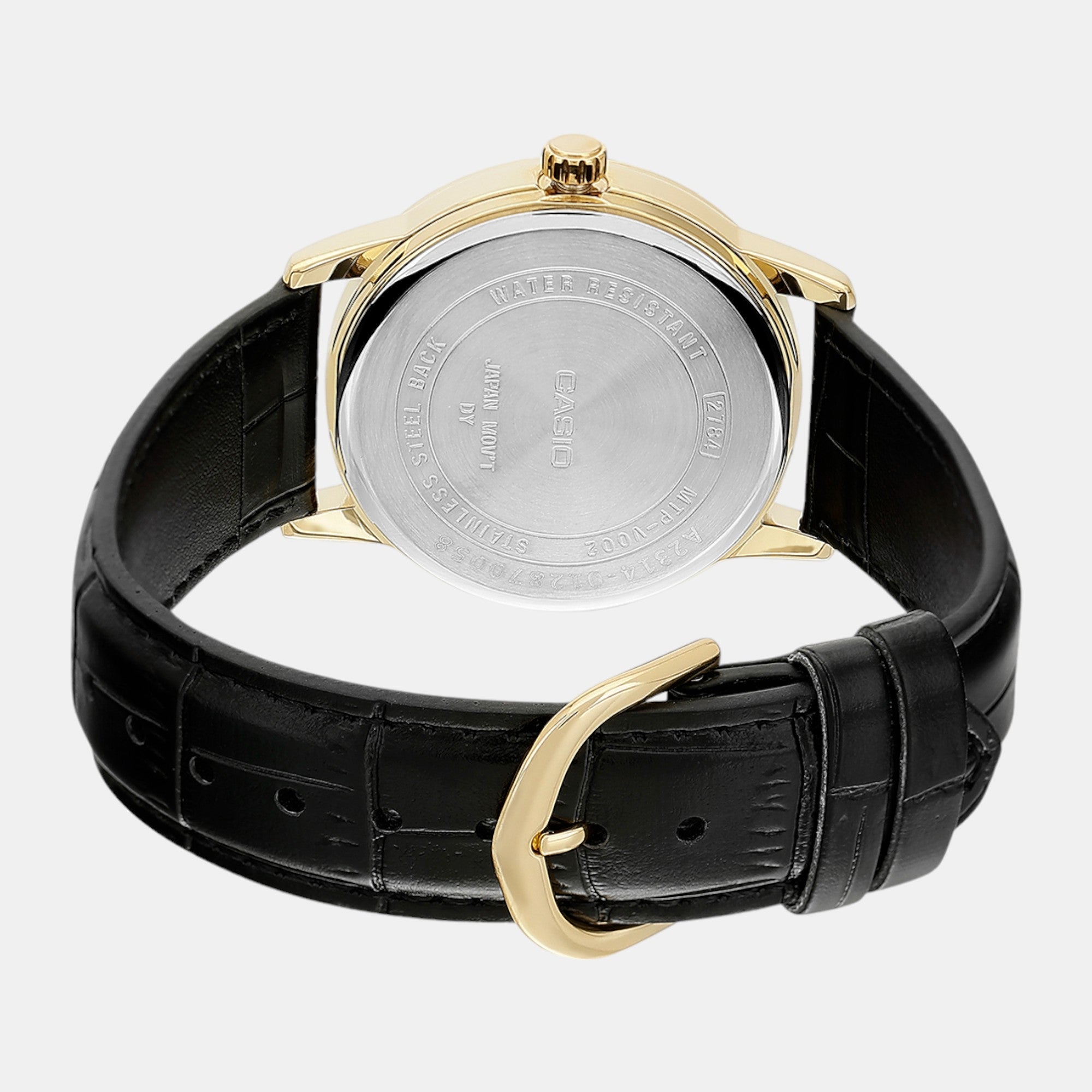 Enticer Men Quartz White Dial Analog Leather Watch A2314