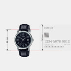 Enticer Men Quartz Black Dial Analog Leather Watch A2315