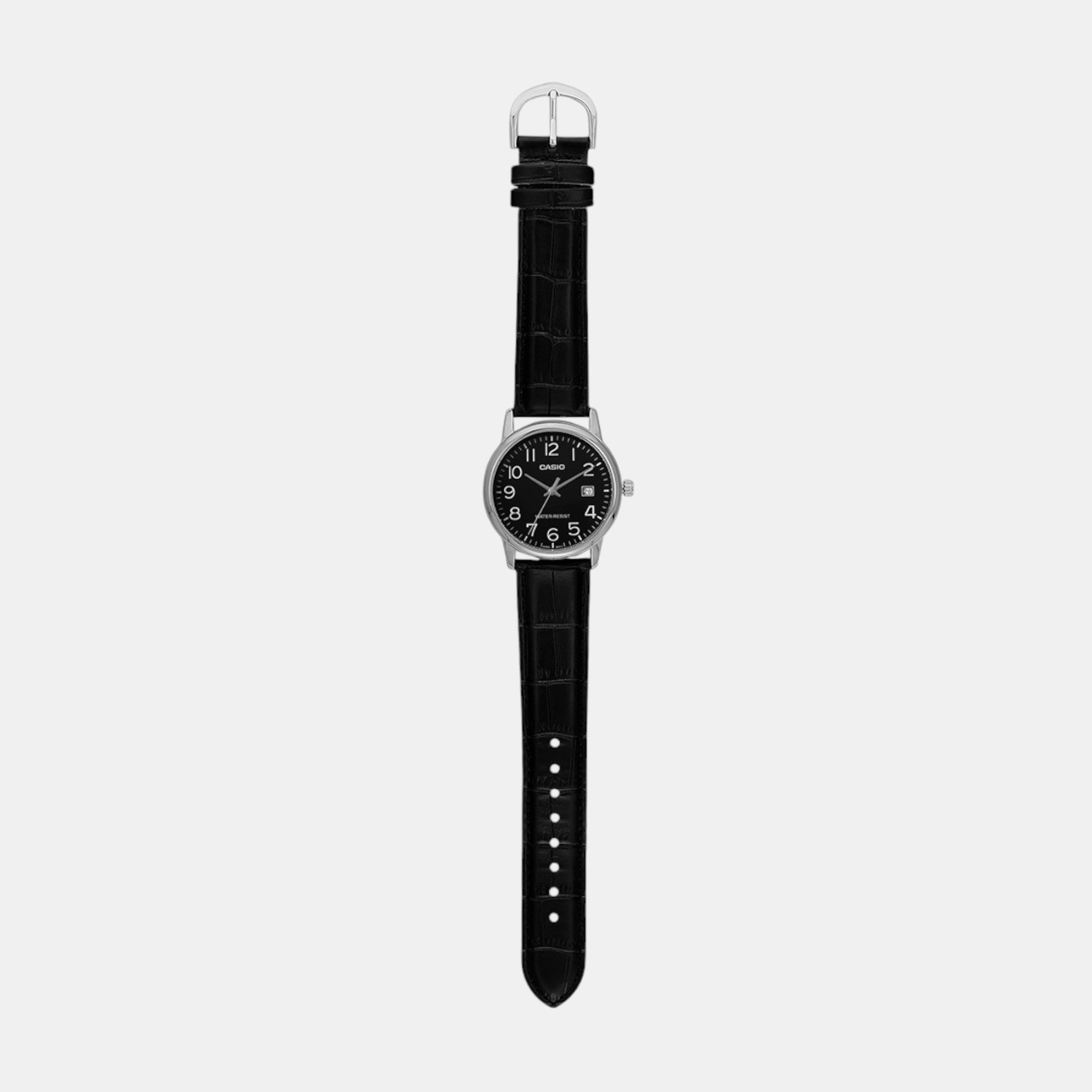 Enticer Men Quartz Black Dial Analog Leather Watch A2315