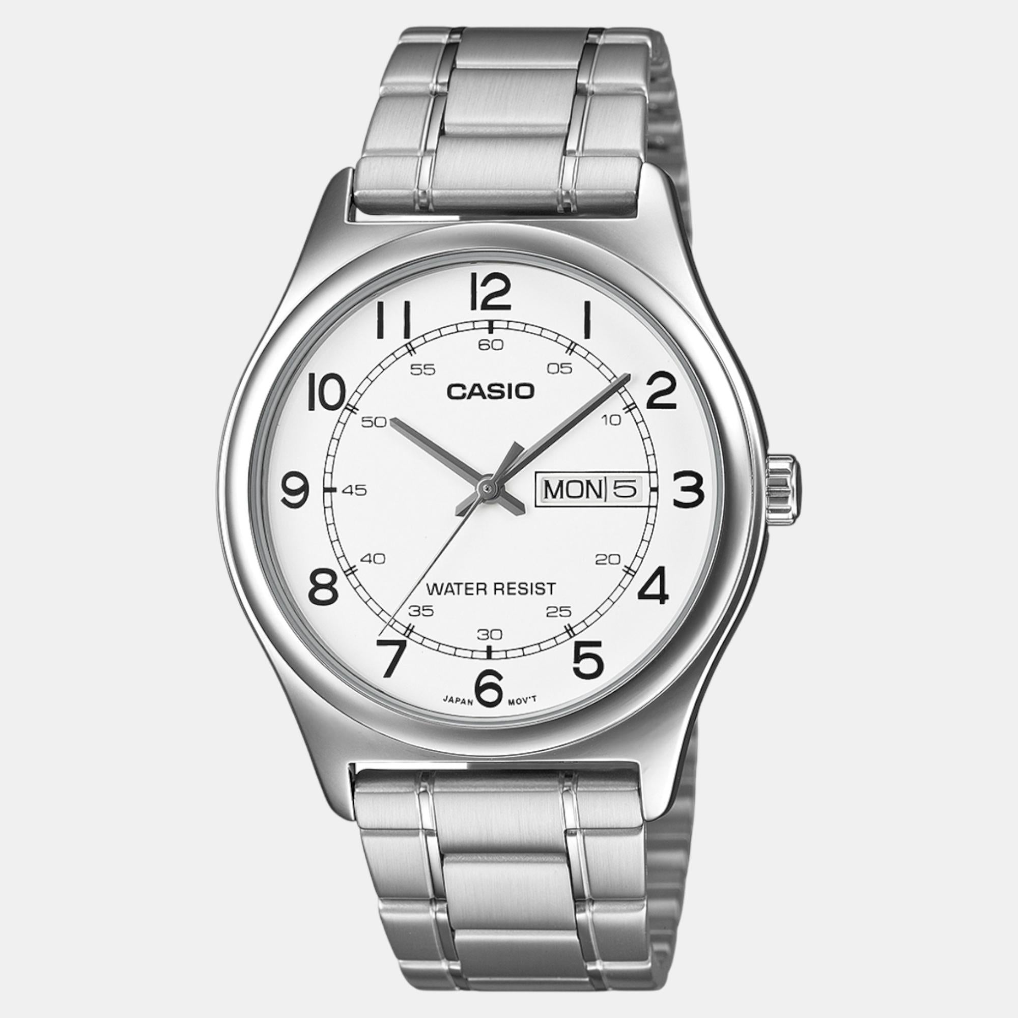 Enticer Men Quartz White Dial Analog Stainless Steel Watch A2316