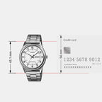 Enticer Men Quartz White Dial Analog Stainless Steel Watch A2316