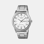 Enticer Men Quartz White Dial Analog Stainless Steel Watch A2316