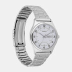 Enticer Men Quartz White Dial Analog Stainless Steel Watch A2316