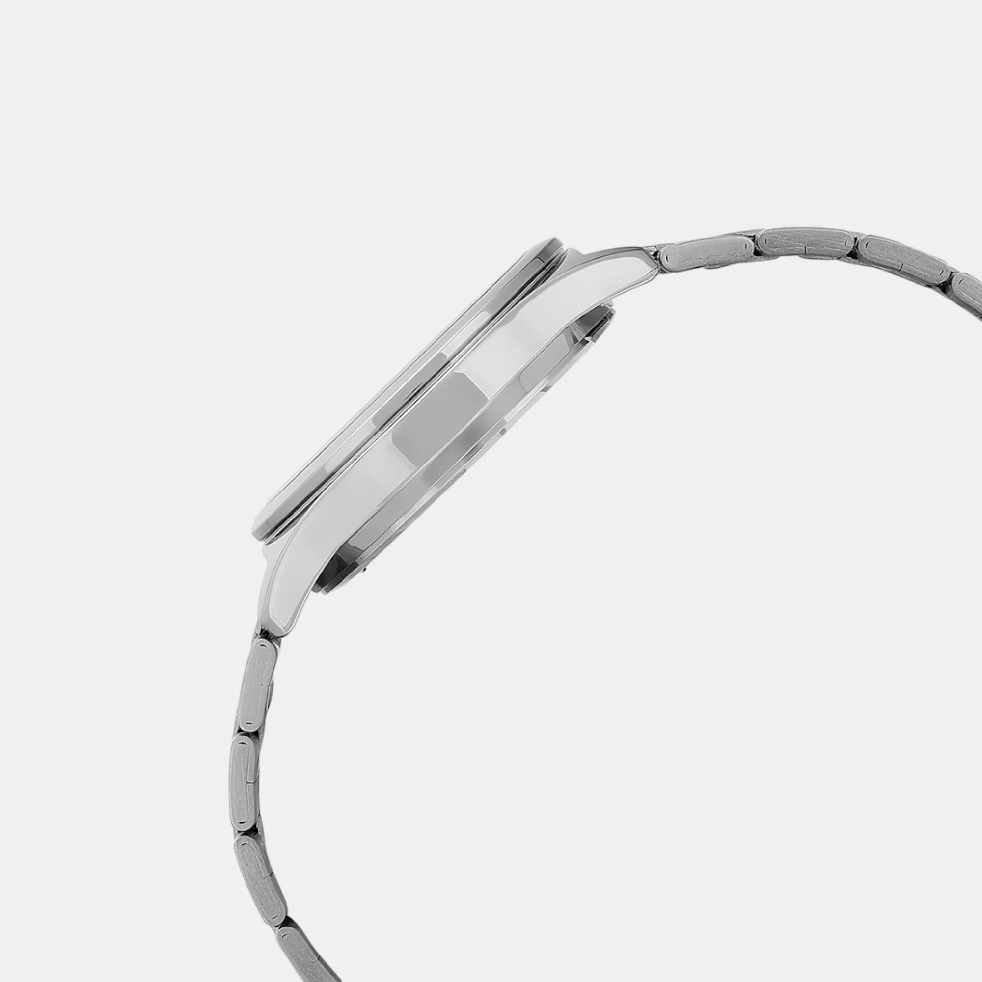 Enticer Men Quartz White Dial Analog Stainless Steel Watch A2316