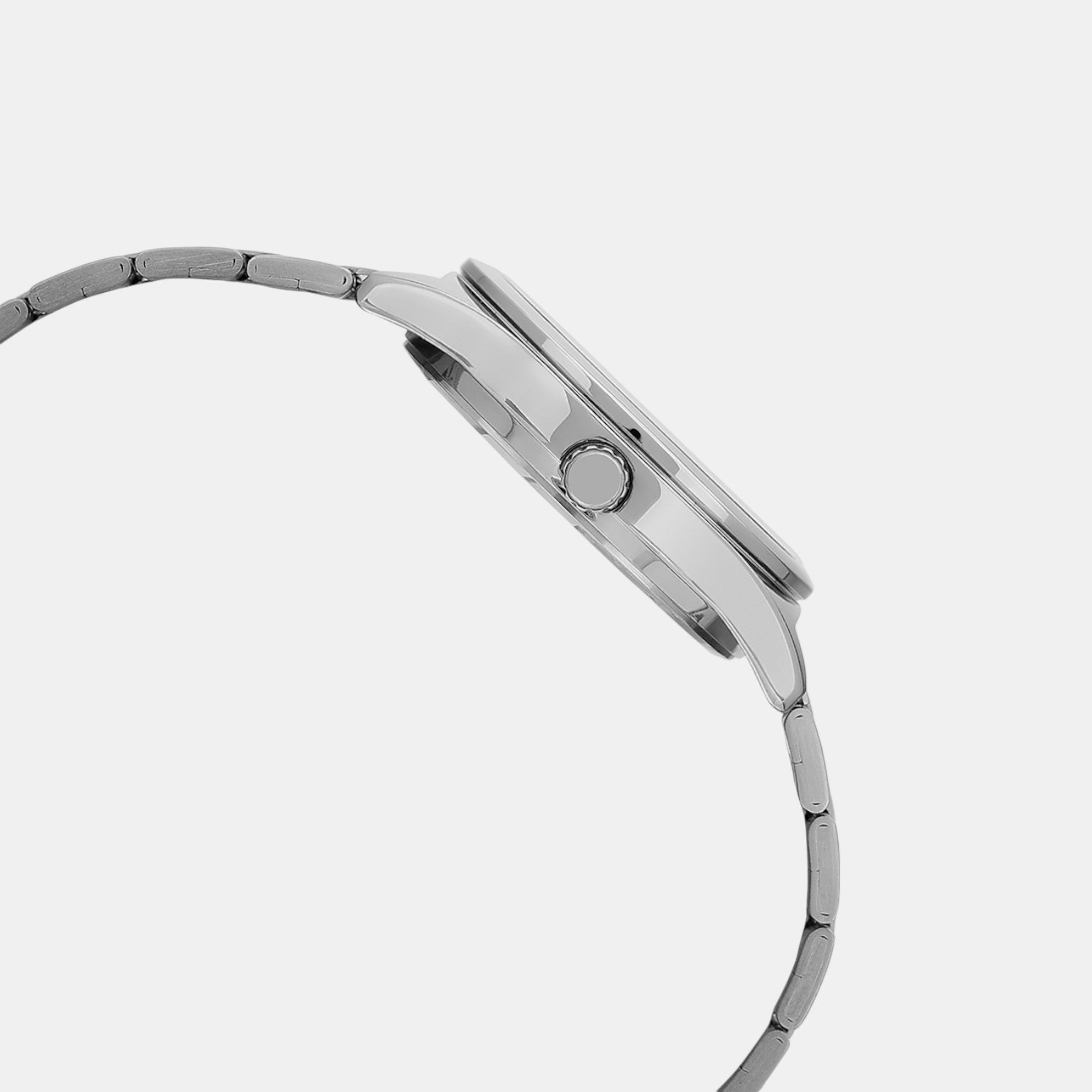 Enticer Men Quartz White Dial Analog Stainless Steel Watch A2316