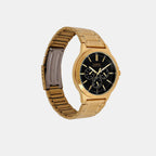 Enticer Men Quartz Black Dial Multi-Function Stainless Steel Watch MTP-V300G-1A A2318